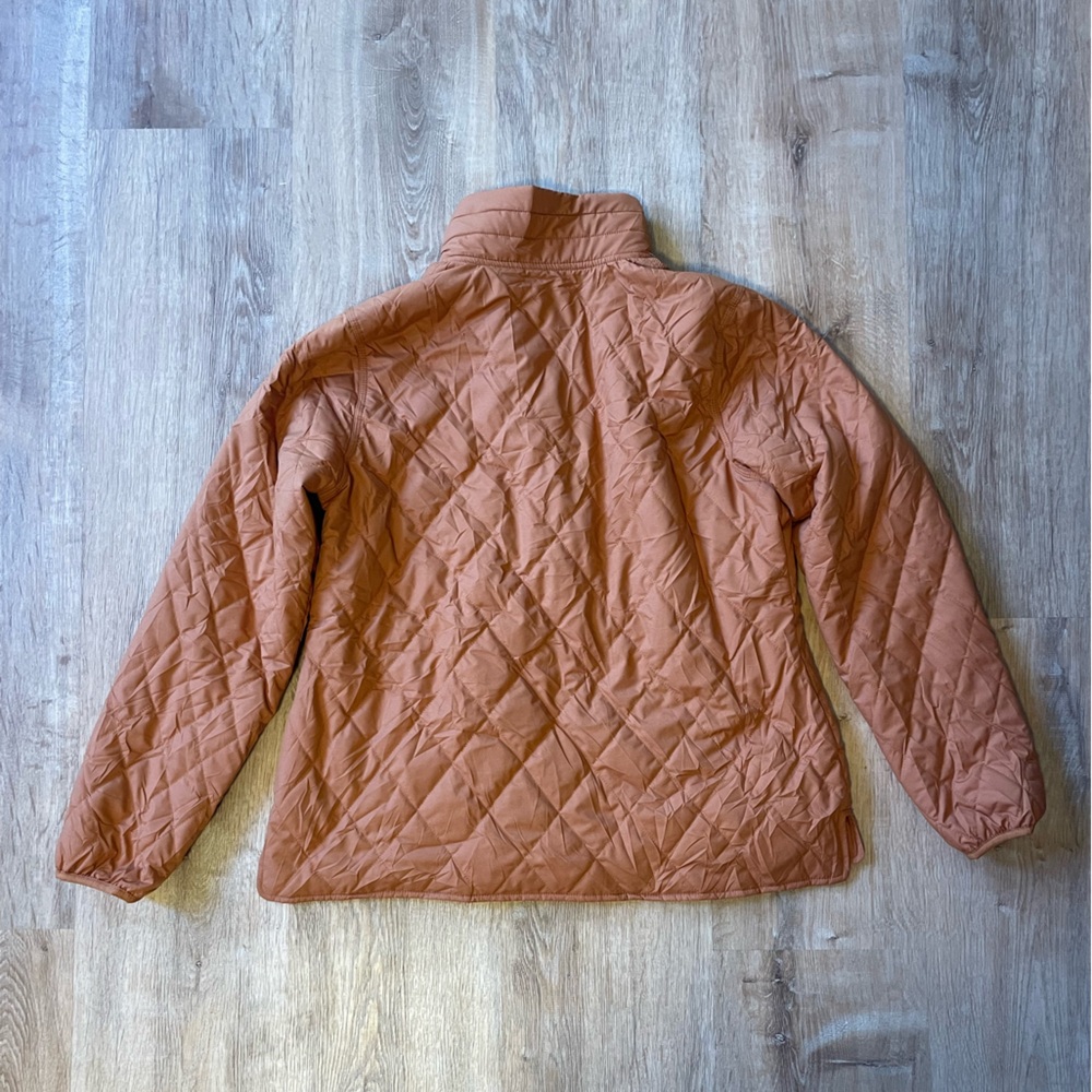 LL Bean Quilted Lightweight Jacket in Rust - Picture 5 of 11